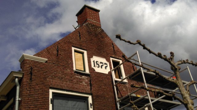 Foto impressie retauratie monumentale boerderij te Echten