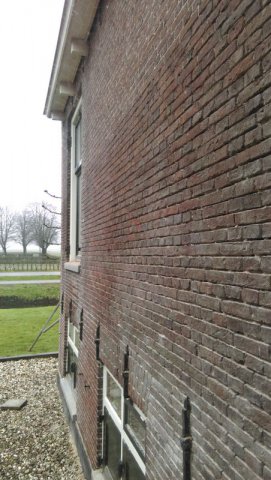 Foto impressie retauratie monumentale boerderij te Echten