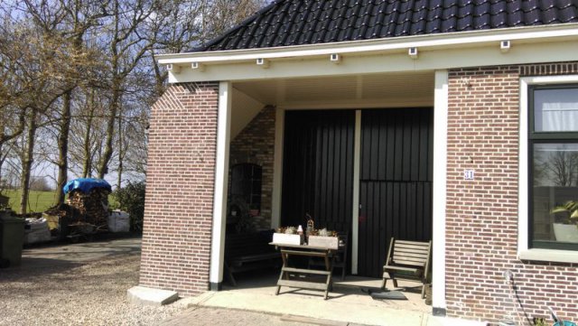 Foto impressie retauratie monumentale boerderij te Echten